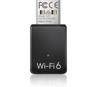 SUBZONAL-AX900 Mbps Clé WiFi 6, Mini Cle WiFi USB Compatible avec Windows 11/10/7, Clé Wi-FI pour PC Double Bande 5GHz 600Mbps + 2.4GHz 286Mbps, Clef USB sans Fil Puissante, Adaptateur Dongle USB2.0
