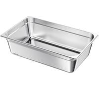 Subzonal-Bac Gastronorme 20,5 L, Récipient De Restauration En Acier Inoxydable, Bac Inox Alimentaire Profondeur 14,6 Cm, Anti-Adhérent Et Antirouille, Pour Bain-Marie Buffet Chauffe-Plats Hôtel