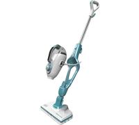 SUBZONAL-Balai Vapeur Filaire 1300W 12 Accessoires, Blanc/Bleu Ciel, FSMH1321JSM-QS