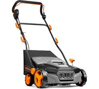 SUBZONAL-Balayeuse Pelouse Artificielle 1800 W - Brosse Pelouse - Brosseuse Pelouse Artificielle Électrique - Sac de Collecte 45 L, 5 Hauteurs Réglables, Largeur de Travail 380 mm
