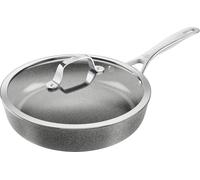 Subzonal-Ballarini Salina Sauteuse Avec Couvercle, 28 Cm, Revêtement Céramique Antiadhésif Avec Apprêt Dur En Titane, Poêle En Céramique Anti-Rayures Pour Tous Les Types De Feux, Compatible Avec L'in