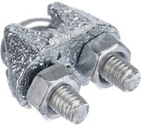 SUBZONAL-BAR9 Lot de 30 Serre-câbles étrier acier zingue pour Câble D 3/4 mm