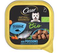 Subzonal-Barquettes Natural Goodness Bio Terrine ¿ Nourriture Humide Pour Chien ¿ Aux Poissons Garnis De Petits Pois Et De Carottes ¿ Lot De 16 Barquettes X 100 G