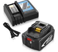 SUBZONAL-Batterie pour BL1860B 18V 5.5Ah Remplacement Batterie + Chargeur, Compatible avec pour 14,4V 18V BL1860B BL1850BBL1430 BL1415 Batteries et DC18RA DC18RC DC18RD DC18SF Chargeur