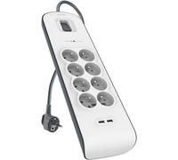 SUBZONAL-Belkin BSV804ca2M 8 prises Avec 2 ports USB - Blanc