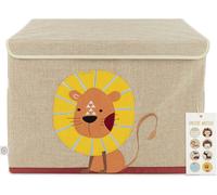 SUBZONAL-Bieco Boîte de Rangement avec Couvercle 65L pliable 36x36x51 Coffre a Jouet Enfant Rangement Jouet Enfant Bac de Rangement Enfant Bac a Jouet Enfant Coffre à Jouet Enfant Boite Range