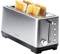 SUBZONAL-BigToast Extra Double Grille-Pain 2 Fentes Extra Larges. 1600 W, 6 Niveaux de Puissance, 4 Fonctions Préconfigurées (Réchauffage, Décongélation, Bagel, Cancel)