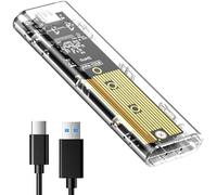 SUBZONAL-Boîtier SSD M.2 nvme Adaptateur m2 Lecteur Disque Dur Externe,boîtier nvme Adaptateur ssd m2 USB 3.1 USB-C Boîtier Disque Dur pour M.2 PCIe NVME M-Key 2230/2242/2260/2280 SSD