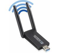 SUBZONAL-BOOBRIE AC1300 Mbps Clé WiFi Puissante Bluetooth 5.0 avec MU-MIMO Wireless WLAN Clé Wi-FI pour PC Dual Band 2,4 GHz 5 GHz Antenne USB 3.0 pour Ordinateur Portable Bureau Windows 10/8/7/Vista