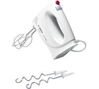 SUBZONAL-Bosch Electroménager MFQ3030 Batteur à main puissant CleverMixx 350 W, 4 vitesses + turbo. Accessoires inclus. Blanc