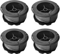 SUBZONAL-Bosch F016800570 Lot de 4 bobines de rechange pour débroussailleuse Bosch Universal GrassCut 18 18-26 18-26 18-260 1,6 mm x 6 m