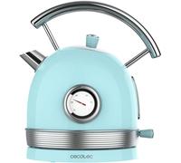 SUBZONAL-Bouilloire électrique ThermoSense 420 Light Blue 1,8 litre de capacité 2200 W Compteur de température Base 360 ° Acier Inoxydable Style Vintage Bleu, 01482