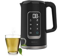 SUBZONAL-Bouilloire Électrique Thermosense 500 Touch. 1,7 L, Écran Tactile, 2200W, Intérieur en Acier Inoxydable, 5 Niveaux de Température, Arrêt Automatique, Noir