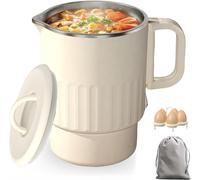 Subzonal-Bouilloire Pliable 1 L - Portable - Pour Camping Et Voyage - 600 W - En Acier Inoxydable - Sans Bpa - Réglage Automatique De La Température - Fonction De Cuisson Continue - Bouilloire Électr