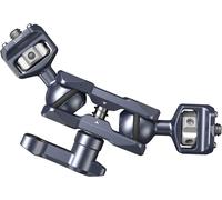 SUBZONAL-Bras Magique à Double Tête Sphérique avec Vis 1/4""-20, Charge Maximale 13.23lbs/6kg, Seulement 88g, Fabriqué en Alliage d'Aluminium et Acier Inoxydable - 3873