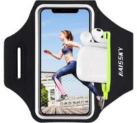 Subzonal-Brassard De Sport Universel Avec Poche Écouteur Brassard Running Pour Iphone 16 15 14 13 12 11 Pro Max Samsung Galaxy Porte Telephone Course A Pied Pour Jogging Cyclisme Randonnée Brassard A
