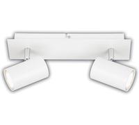 Subzonal-Briloner Classe Énergétique A Plafonnier Orientable, Ultra Efficient, 3000k Blanc Chaud, Env. 50.000h De Lumière, Lampe De Salon, Lampe De Chambre, Plafonnnier De Cuisine, 29 Cm, Blanc