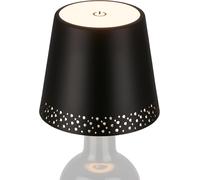 Subzonal-Briloner - Lampe Bouteille Led À Intensité Variable, Lampe Bouteille À Poser Led, Lampe De Lecture, Lumière Blanche Chaude, 110x90 Cm (Dxh), Noir