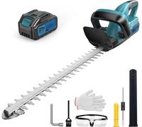 SUBZONAL-Brushless Taille Haie Batterie, Taille Haie Electrique, Taille-Haies sans Fil pour Elagage, Ebranchage, 500W, 530mm Longueur de Coupe, 20mm écartement des Dents, 3000mAh Batterie