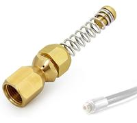SUBZONAL-Buse de nettoyage de canalisations rotative pour Kärcher - Buse haute pression pour nettoyage de tuyaux, buse de nettoyeur haute pression pour Kränzle/Nilfisk, etc., buse spirale avec ressor