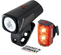 Subzonal-Buster 400 / Rl 80 Set Feux Avant Et Arrière À Led 400 Lumens Et 80 Lumens Eclairage Vélo Avant Et Arrière À Piles Avec Cinq Modes D'éclairage