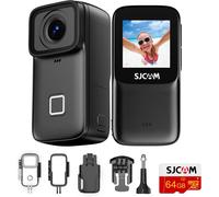 Subzonal-C200 Pro Caméra D'action 4k,Mini Caméra Aquatique,Grand Angle 135°,Stabilisation 6 Axes,Pour Activités Extérieures,Vlog,Kit Avec Accessoires,Noir (64g)