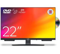 SUBZONAL-C2224F 22" Full HD LED TV mit rahmenlosem Design Integrierter DVD-Player Triple Tuner (DVB-C/-S2/-T2) Pitch Perfect Sound Ideal für Kleine Räume 2024