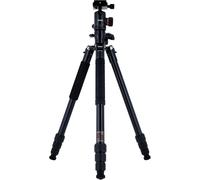 SUBZONAL-C5I MAKRO Pro I Trépied en Carbone I Noir I Tête sphérique 3D I Monopode I Support pour Smartphone I Plaque de dégagement Rapide I Colonne Centrale rotative à 90°
