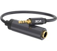 SUBZONAL-Câble Adaptateur Jack Stéréo Audio Doré Rallonge Jack Audio 3.5 mm mâle vers 6.35 mm Femelle 20cm