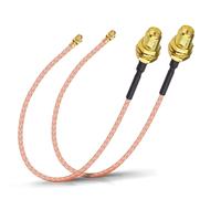 Subzonal-Câble Antenne Wifi U.Fl Ipx Ipex Vers Femelle Rp-Sma 15cm Câble Coaxial Pour Esp32-Cam Intel 7260ac 3160ac 8265ac Pcie Réseau Carte Routeur Wifi Contrôleur De Drones Uav Fpv, Paquet De 2