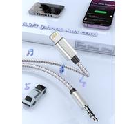 SUBZONAL-Câble Aux 3.5mm pour iPhone, Compatible avec iPhone 14/14 Pro/14Pro Max/13/13 Pro/12/12 Pro/11 Pro/11/Xs/XR/X/8/7 pour l'audio/Les écouteurs/Les Haut-parleurs de la Voiture