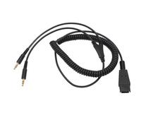 SUBZONAL-Câble de déconnexion rapide QD pour casque, déconnexion rapide vers double prise 3,5 mm pour smartphones, téléphones portables, ordinateurs portables, #811