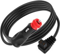 Subzonal-Cable Glaciere Pour Réfrigérateur De Voiture, 2m Cordon D'alimentation Allume Cigare 12 V/24 V Câble De Charge Pour Prise Cigare Pour Alpicool Mobicool Dometic Iceco Camping Gaz Famille Voya