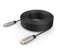SUBZONAL-Câble HDMI fibre optique 50 m 4K @ 60 Hz, câble HDMI 2.0b prend en charge 18,2 Gbit/s, HDR10, ARC, HDCP2.2, 3D, Dolby Vision, sous-échantillonnage 4:4/4:2/4:2:0 fin et flexible