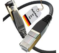 SUBZONAL-Câble Réseau Cat 8, Design Tressé Flexible, Résistant aux Chocs ¿ 2x 1m (Câble LAN/Ethernet, Connecteur RJ45, Transfert Jusqu'à 40 Gbit/s, Pour le gaming/PS5/Xbox)