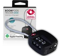 SUBZONAL-Cadenas Valise avec Fonction de Localisation - Cadenas Connecte¿e avec Traceur Compatible avec Apple Find My App, Verrou Intelligent TSA pour Valise et Bagages, Batterie Rechargeable - Noir