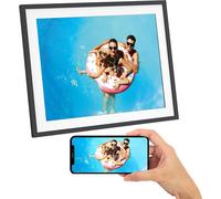 SUBZONAL-Cadre Photo Connecté Realiview APF1700 Wi-FI 17"" LCD - Affichage Photos/Vidéos, Horloge, Météo, Rotation Auto, Mémoire 32Go, Appli FRAMEO iOS/Android Incluse - Noir