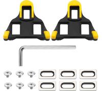 Subzonal-Cales De Pédale Vélo, Compatibles Avec Shimano Spd Sl Sh10/Sh11/Sh12 Chaussure, Crampons Plaques Velo De Antidérapantes 6° Cale Pied Pour Vélos De Rout Vtt Mtb Course Appartement D'intérieur
