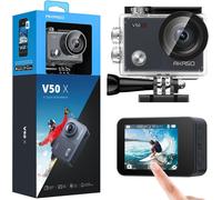 Subzonal-Caméra Sport 4k Etanche Wifi Action Caméra Sportive Ultra Full Hd Stabilisateur Avec Télécommande Écran Tactile 30fps Angle Réglable 131 Pieds Sous Marine 2 Batteries Kit D'accessoires ¿ V50