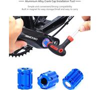 Subzonal-Capuchon De Réglage De La Manivelle + Outil Vélo M20 Couvercle De Pédalier Vis Écrous Boulon De Couvercle De Manivelle Pour Shimano