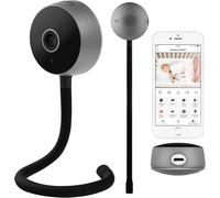 Subzonal-Care Babyline Smart Babyphone Smartphone Intelligent, Camera Bebe Wifi, Application Mobile, Détection De Mouvement Et De Son, Visibilité Dans L'obscurité (White) (Black)