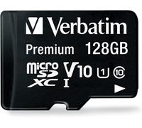 SUBZONAL-Carte mémoire microSDXC Premium 128 Go noire avec adaptateur - pour capture vidéo full HD - résiste à l'eau & aux chocs - carte mémoire SD pour appareil photo smartphone tablette