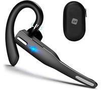SUBZONAL-Casque d'écoute sans Fil avec Bluetooth 5.0 - Casque d'écoute avec kit Mains Libres, Microphone, Capture de la Voix Claire, Batterie de 100 mAh, étui de Transport Inclus - Iphone & Android