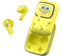 SUBZONAL-Casque sans Fil Bob l'éponge avec étui de Charge Coulissant et lumière LED Spongebob