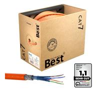 SUBZONAL-CAT 7 Verlegekabel 200m Simplex Gigabit câble de réseau KUPFER