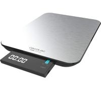 SUBZONAL-Cecotec Balance de Cuisine Digitale Cook Control 9000 Waterproof. Haute Précision, Acier Inoxydable, Résistante à l'eau, Grand Ecran LCD Retro-Iluminé Amovible, Jusqu'à 10kg