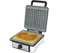 SUBZONAL-Cecotec Gaufrier Fun Gofrestone Double. Revêtement Antiadhérent RockStone, Thermostat Réglable, Gaufres Grand Format, 1200 W.