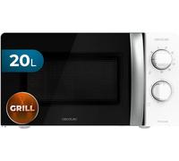 SUBZONAL-Cecotec Micro-onde avec Grill Proclean 2110, Capacité de 20 litres et puissance de 700 W, Mode Décongélation, 6 niveaux de puissance, Minuterie