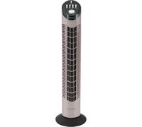 SUBZONAL-Cecotec Ventilateur Colonne avec Minuterie EnergySilence 790 Skyline, 50W, 30'' (76cm) Hauteur, Contrôle Mécanique, Oscillant, Moteur Cuivre Haute Efficacité, 3 Vitesses, Blanc, Minuteur jus