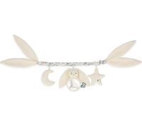 Subzonal-Chaîne D'activités Bébé - Idéal Poussette, Lit, Cosy - Longueur 40cm - Arche D'activités Lapinoo Pour Bébé Avec Hochet - Coloris Crème - Dès La Naissance - K218023